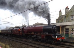 6201 Princess Elizabeth in Carnforth station november 2012C