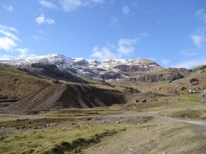 Cooper mine workings and old man, coniston february 2013