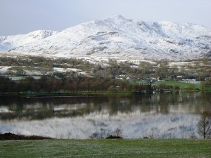 Old Man of Coniston and coniston lake january 2016h
