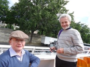 mark and david on cruise on seine1c