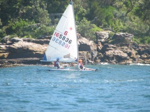 Andrew and Nick Sailing on Sydney Harbour