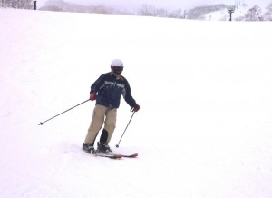 Japan 2013 - David skiing 1024px