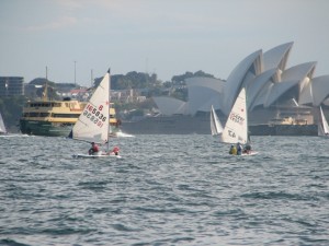 Sailing in front of the Opera House