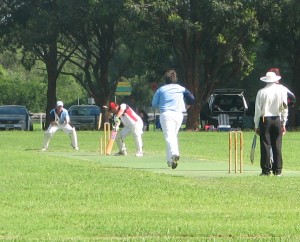 5th Grade Grand Final - Zac breaks a stump CROPPED