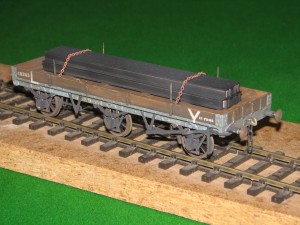 L and Y 6 wheel flat wagon