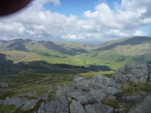 Small.View from Harter Fell to the Langdales