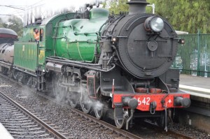 Locomotive 3642 in Penrith Station.