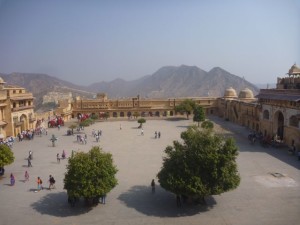 Courtyard in Amber Palace