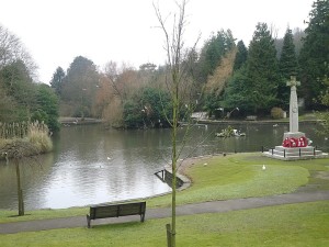 Grange gardens, with ducks