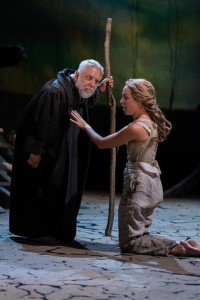 Prospero with Miranda (Jenny Rainsford)