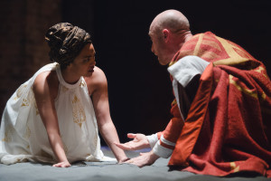 Dido (Chipo Chung) and Aeneas (Sandy Grierson)