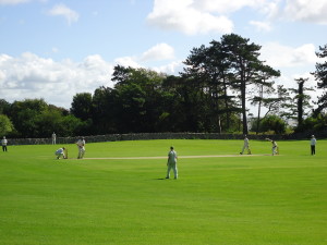 The cricket ground at Silverdale